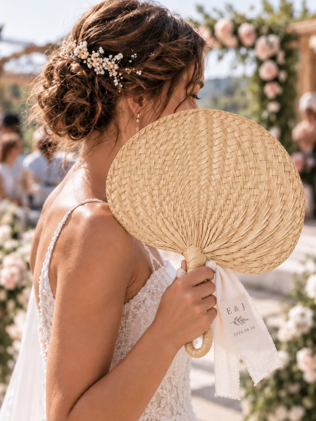 Custom Wedding Hand Fans
