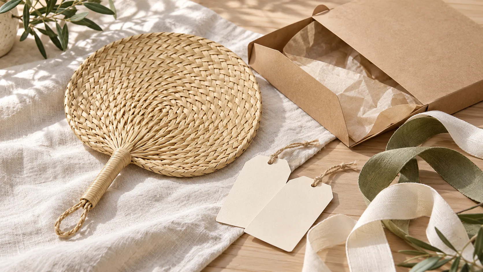 Custom Woven Fans: How to Coordinate Ribbons, Tags and Packaging